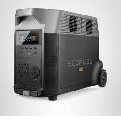 EF ECOFLOW Portable Power Station 3600Wh DELTA Pro, 120V AC Outlets x 5, 3600W, 2.7H Fast Charge, Lifepo4 Power Station, Solar Generator for Home Use,