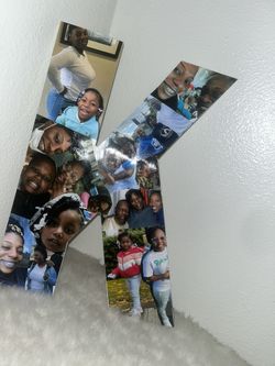 Large Letter Photo Collage