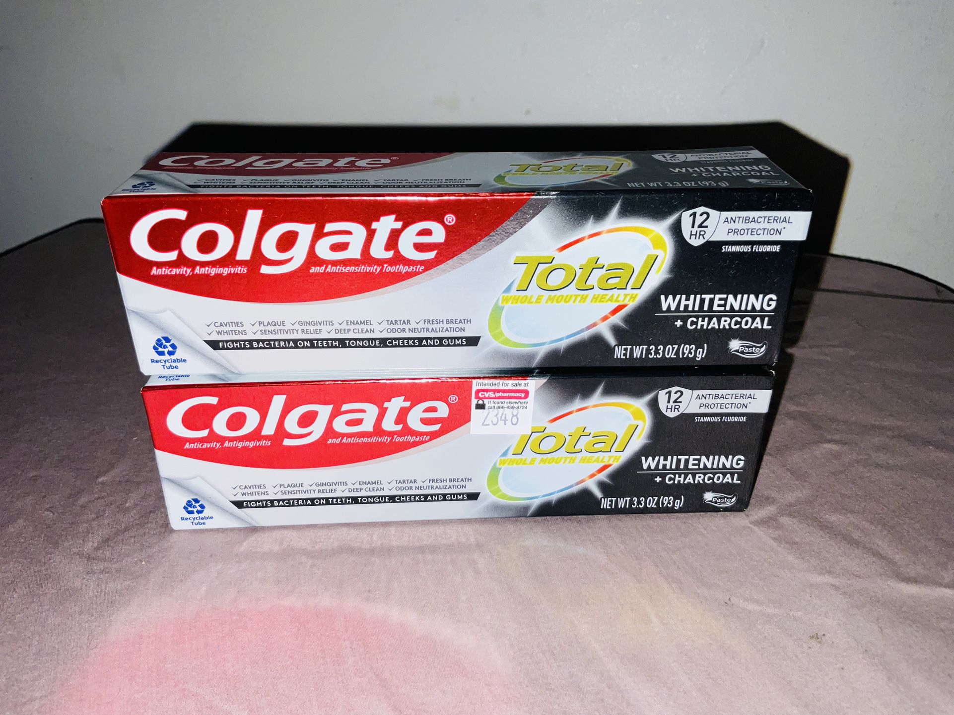 Colgate Total Whitening + Charcoal