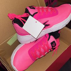Girls pink Reebok Runner Shoes