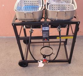 Outdoor Propane Deep Fryer Dual-Tank 36 qt.