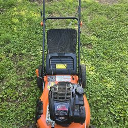 YARD FORCE SELF PROPPELL RUNS GOOD HIGH WHEELER SERIOUS BUYERS 