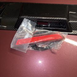 Rear Carbon Bumper Diffuser Lip Splitter Spoiler Wing Kit