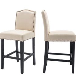 Counter Height Bar Stool 26 Inches Fabric Barstoo