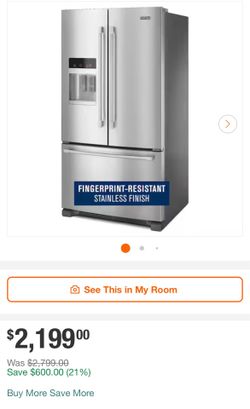Refrigerator 25 cu. ft. French Door