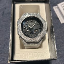 Iced Moissanite Casio G-Shock GA1200