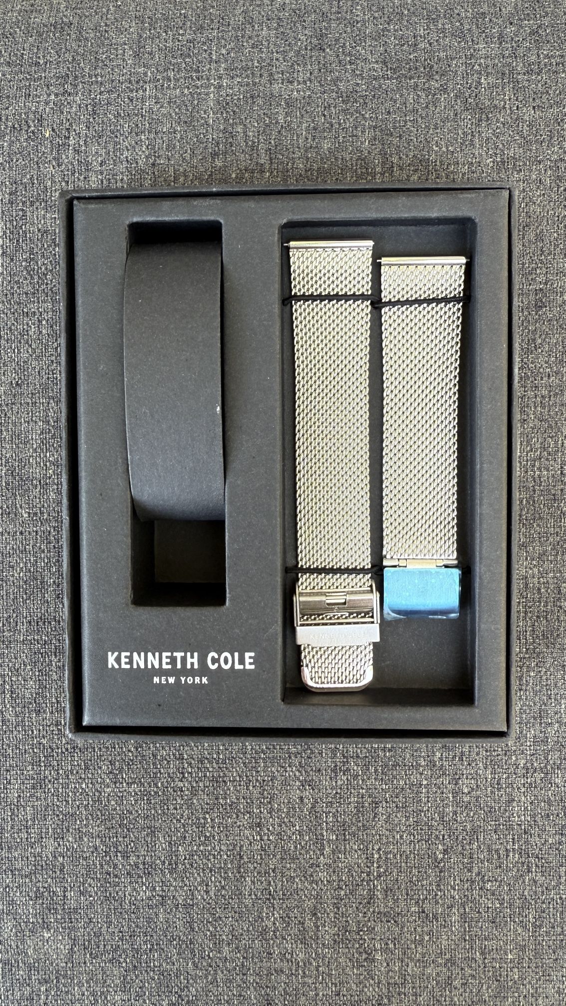 Kenneth Cole Silver Mesh Watch Band – Replacement Strap