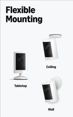 Ring Outdoor Cam, Battery (newest model), Home or business security, Wide-Angle Retinal 2K Video, 6x Enhanced Zoom, Night Vision for true color in low