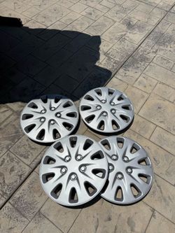 Toyota tires with wheel covers