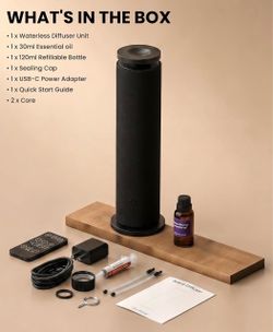 New wireless / waterless  Oil Diffuser with oil & remote  (up to 1,000 ft )