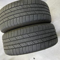 2 Goodyear Tires 235/45/18 With 70% Life 