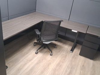 Ethospace 70” tall L HAT Charcoal & Black 8’x8’ or ANY SIZE