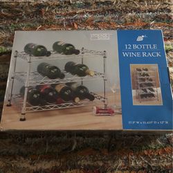 NEW, 12 Bottle Wine Rack