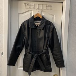 Classic Women’s Black Leather Jacket