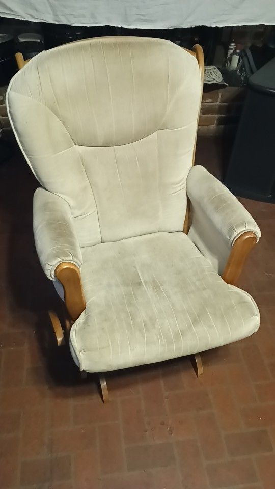 Antique Wood Rocking Chair