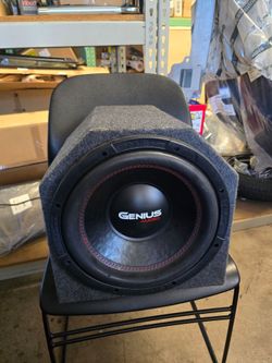Genius Audio 12 inch Sub w Box