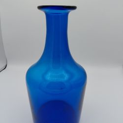 Vintage Takahashi Glass Vase Made In Japan With Original Sticker 