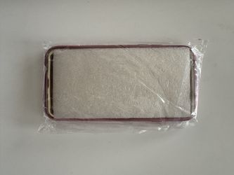 iPhone 10 Clear/Pink Case 