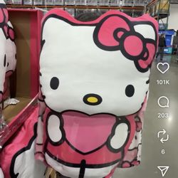 Hello Kitty blanket And Pillow