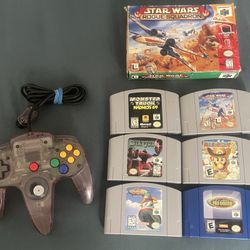 Nintendo 64 OEM Games And Controller