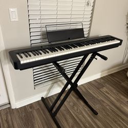 Casio Keyboard CDP-S100 (like new barely used) with stand