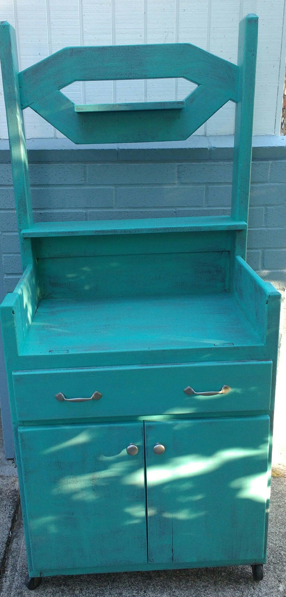 Cedar Coffee Cart Cabinet