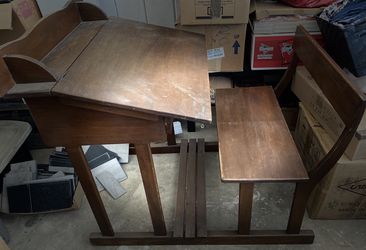 Wooden desk