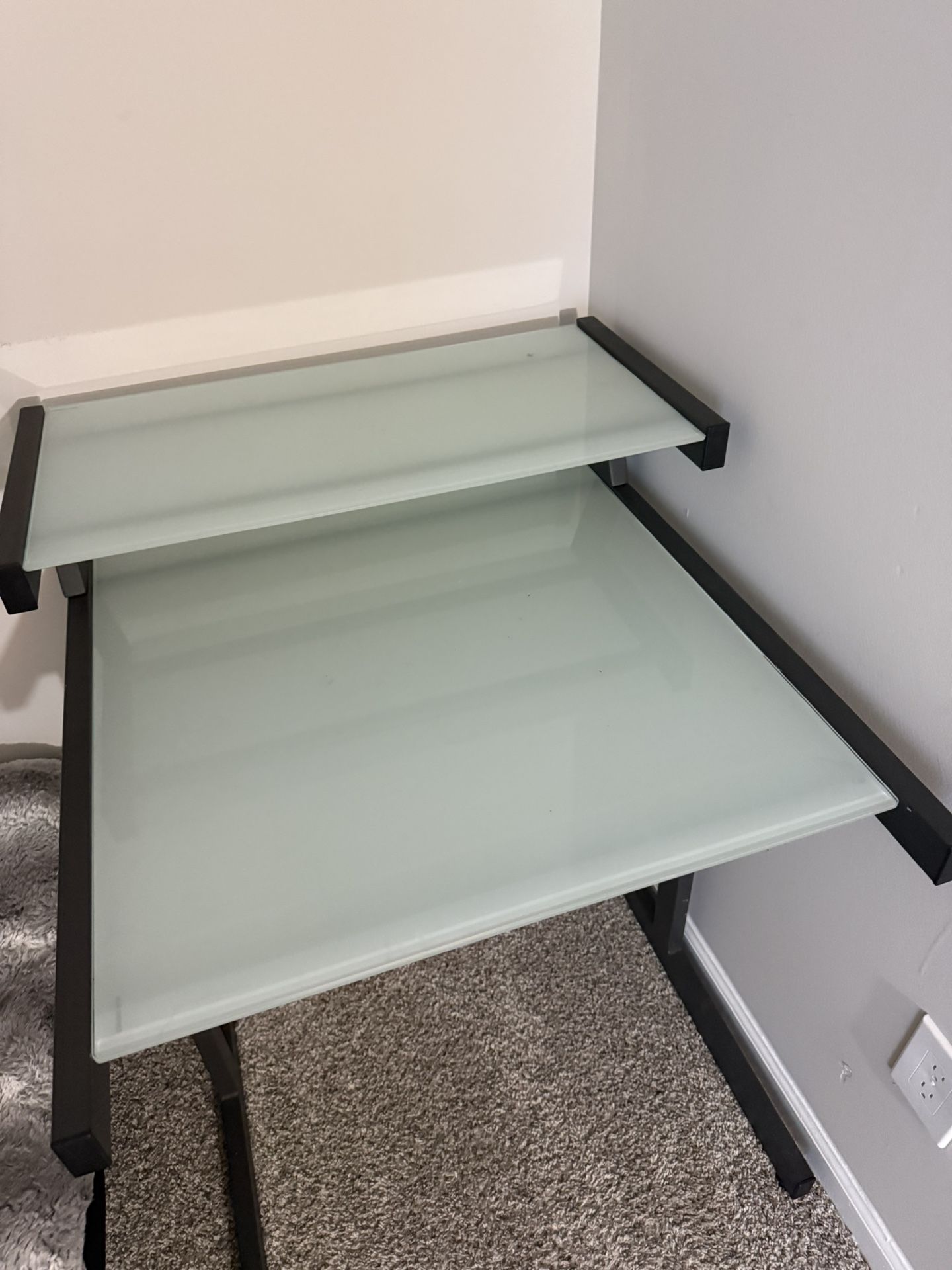 Glass Desk 