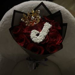 12ct Rose Initial Bouquet 🌹