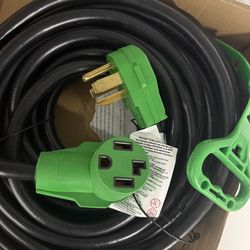Heavy Duty RV Extension Cord 50A – 25 ft, 4-Prong Plug, Like New