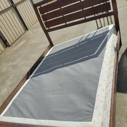 Queen Bed With Good Mattress 