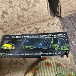 Key Board Wireless And Mouse 