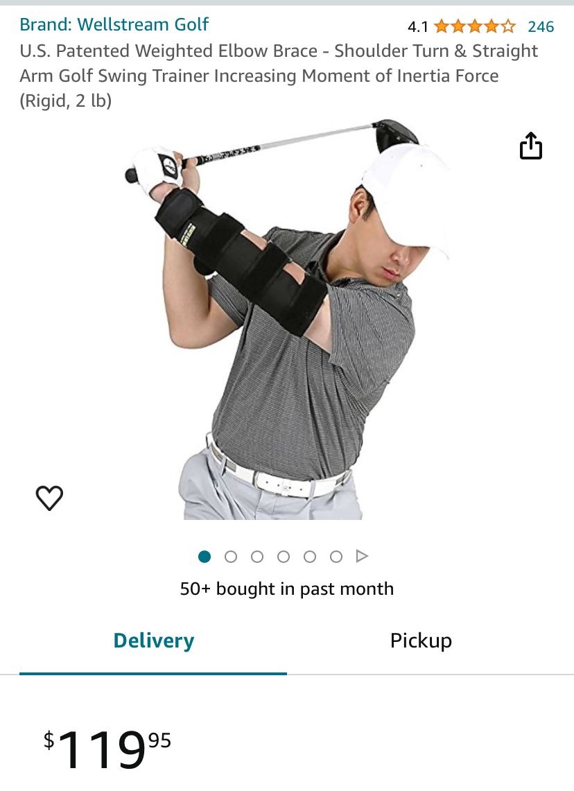 Weighted Elbow Brace For Golf