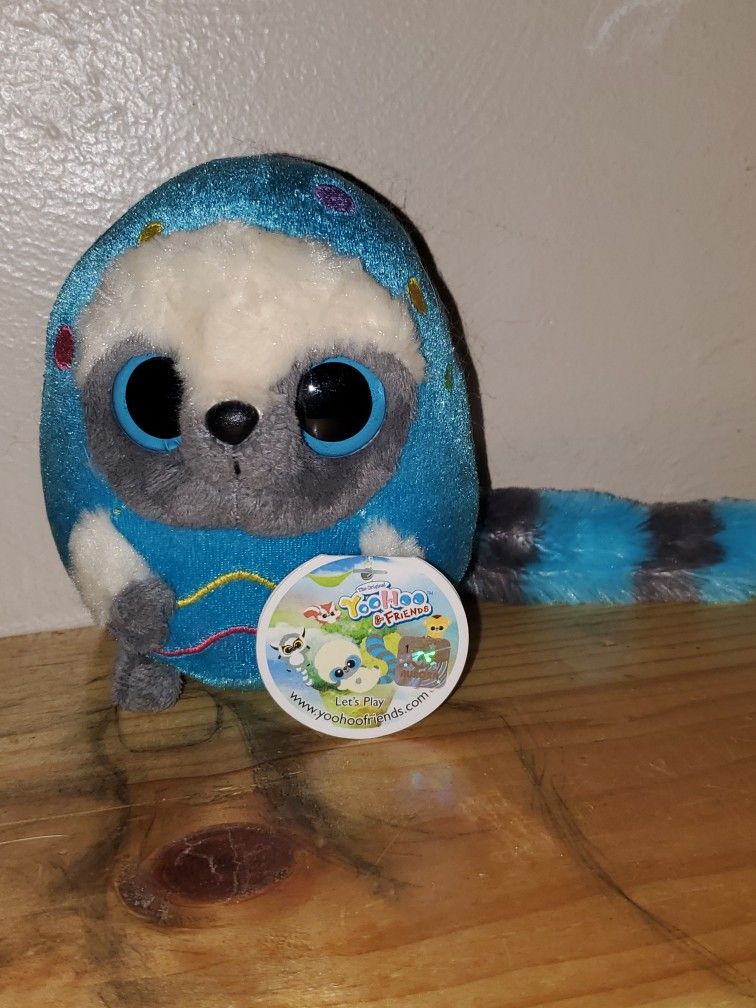 Original Yoo Hoo Friends "Let's Play" 5" Sound Making Plush! With Tags!
