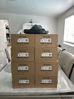 Adidas Yeezy Slide ‘Slate Marine’ Size 13.