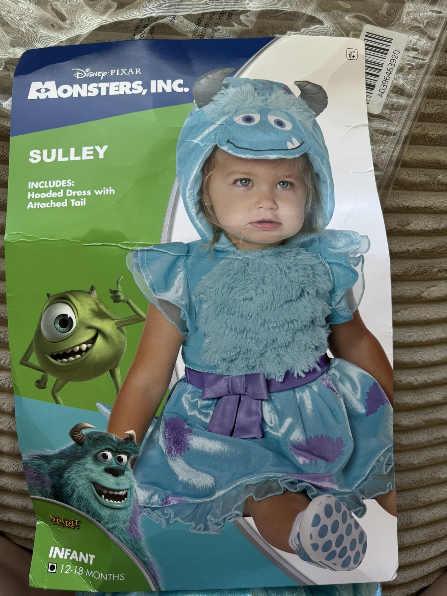 Sully Monsters Inc Costume