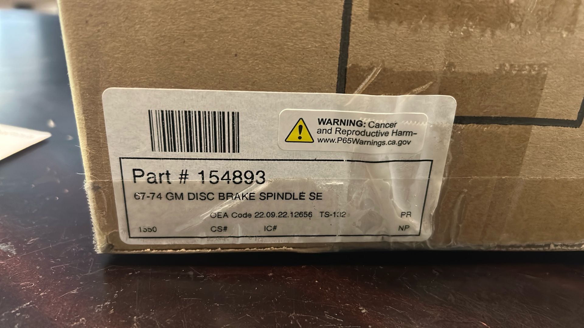 1968 Camaro Stock Height Spindles