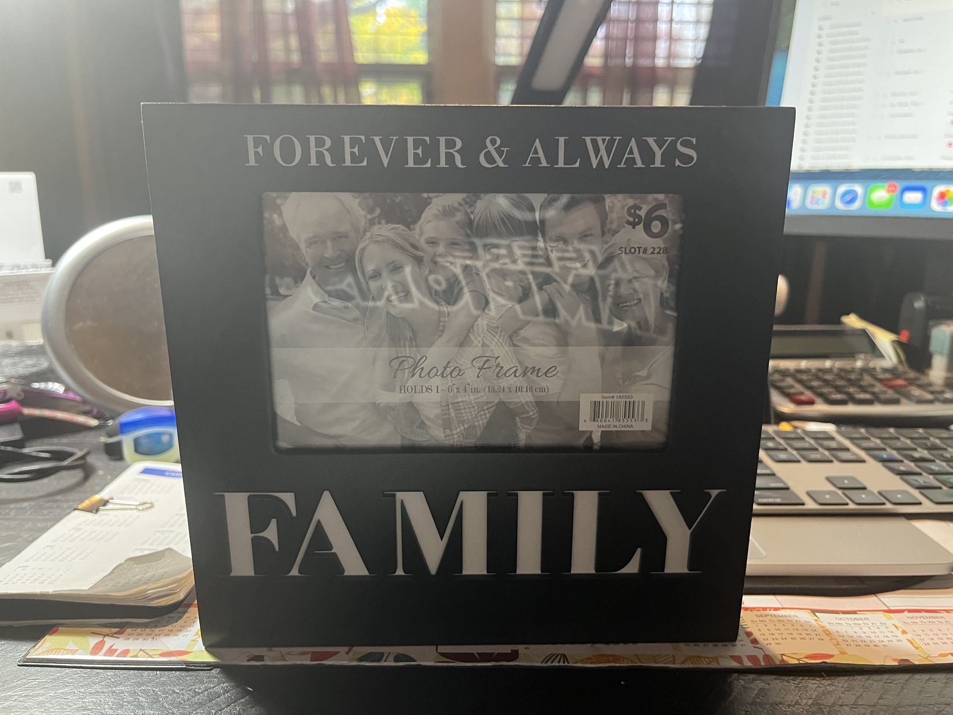6x4 Family Frames (Color: Black)
