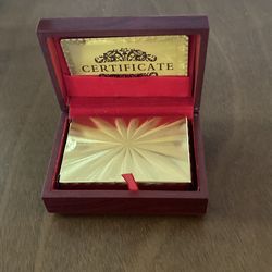 999.9 Gold Playing Cards