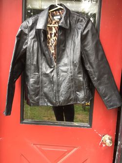 Leather jacket