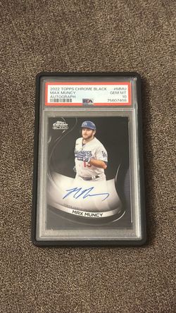 Max Muncy Dodgers Auto PSA 10