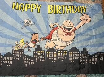 Happy birthday under pants backdrop