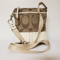 Coach Canvas Signature Crossbody