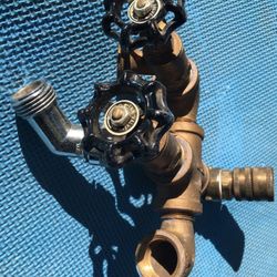 BRASS 3/4” MULTI VALVE HOSE MANIFOLD CONSTRUCTION 