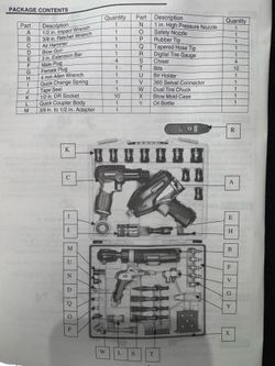 49 piece air tool.. KOBALT