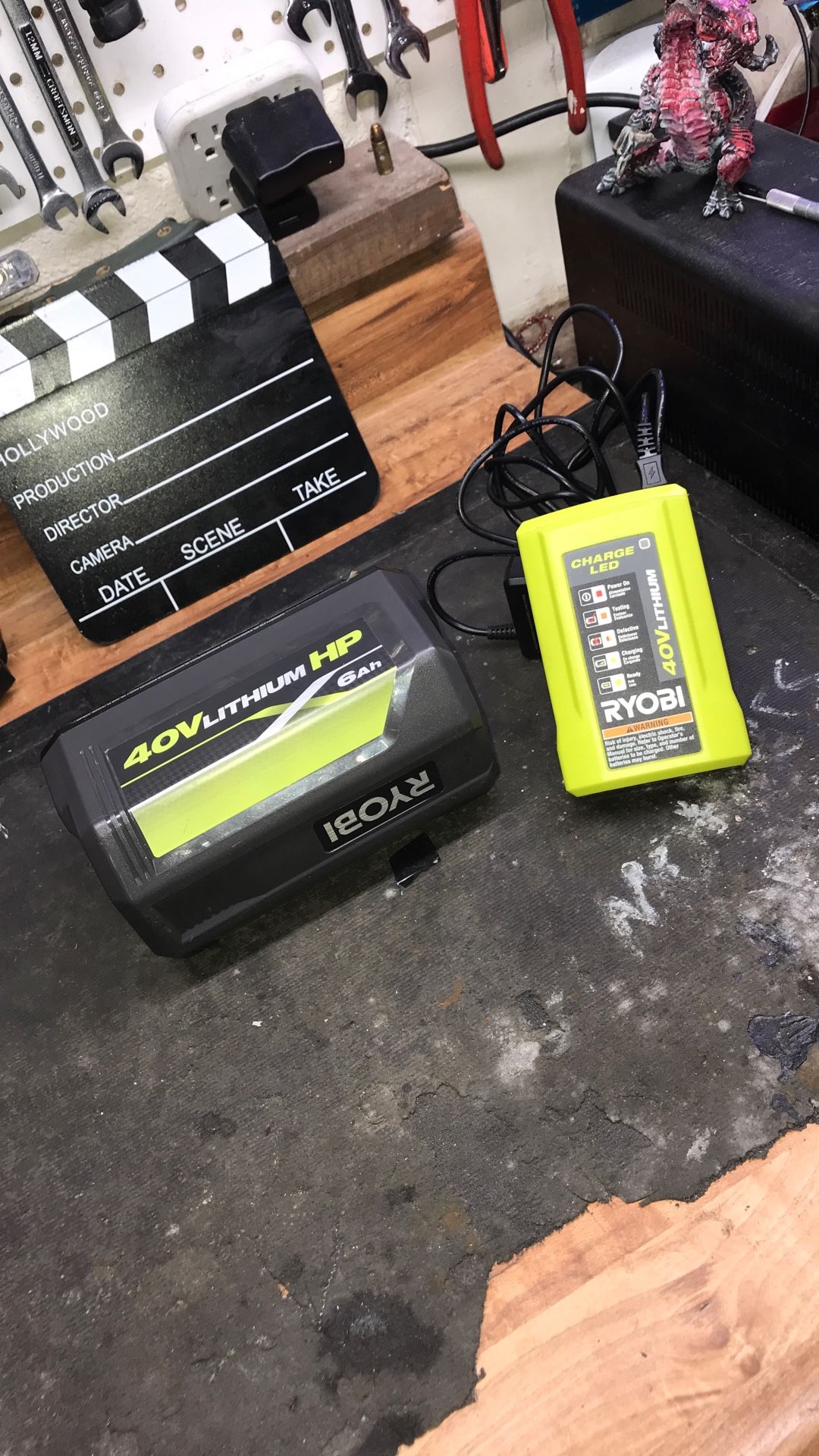 RYOBI Battery & Charger 40V Lithium HP 6Ah