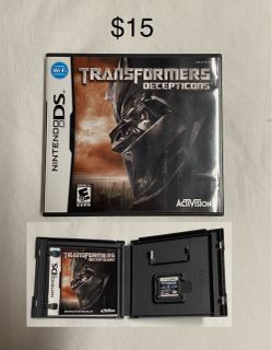 Transformers Decepticons Nintendo DS Game