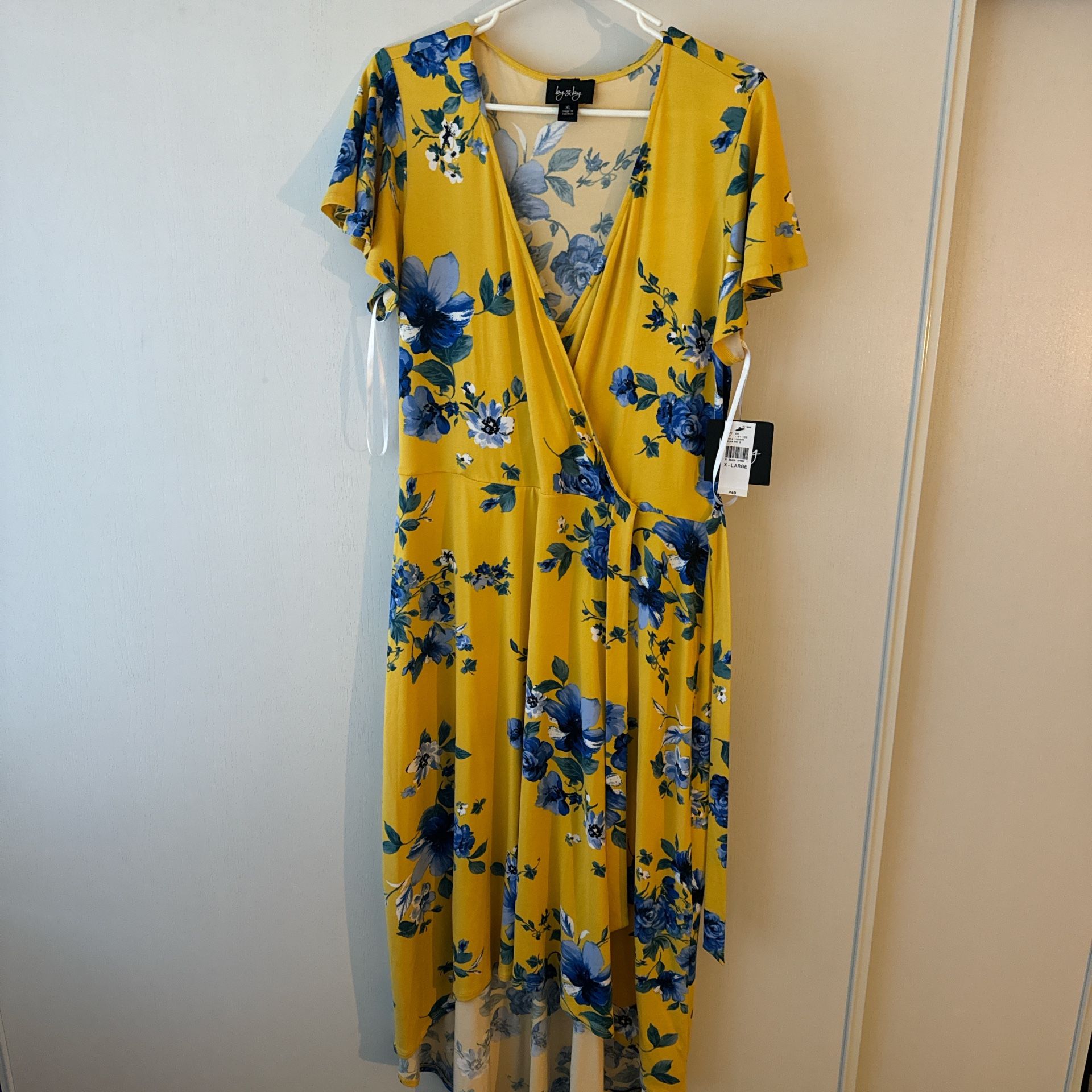 Yellow High Low Dress