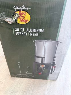 Bass Pro Shops 30-Qt Aluminum Turkey Fryer Kit – New in Box