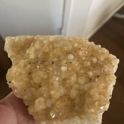Citrine Cluster With Stand